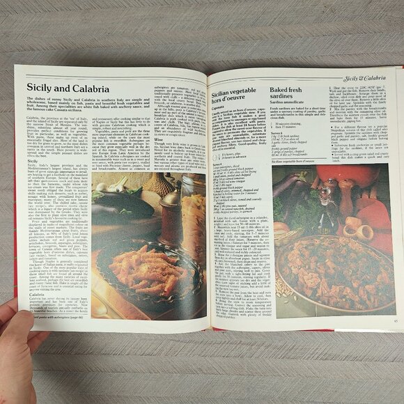 Regional Italian Cookery Vintage Hardcover Cookbook By Marshall Cavendish 1986 - Picture 6 of 8